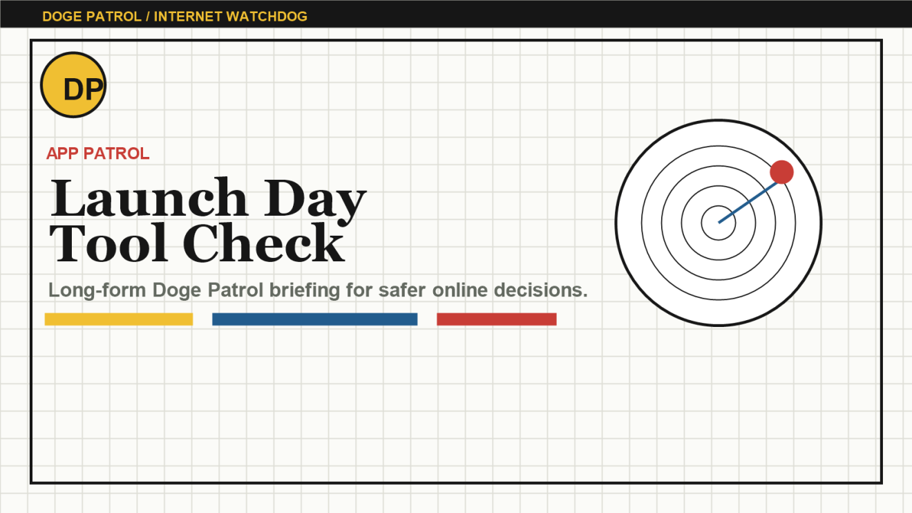 Doge Patrol illustration for Product Hunt Launches: How to Evaluate a Tool on Its Loudest Day.