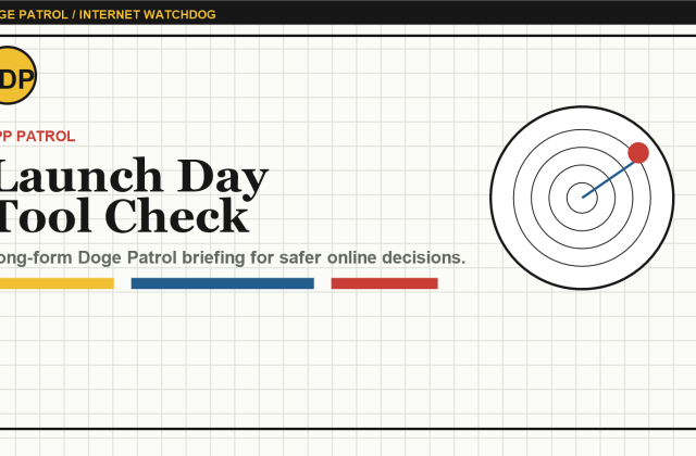 Doge Patrol illustration for Product Hunt Launches: How to Evaluate a Tool on Its Loudest Day.